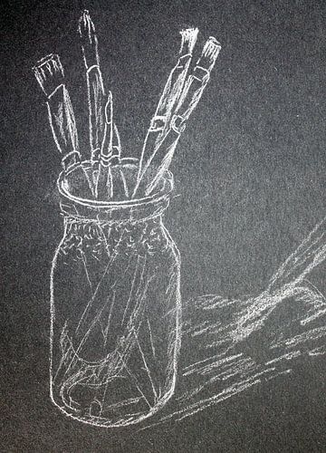 pinsel im Glas 