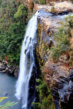 Lisbon Falls / Waterval  Zuid-Afrika van Paul Franke