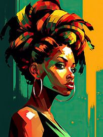 Afrikanische Schönheit von Suzanne Krizman