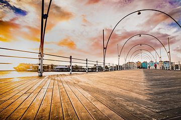 Pontoon Bridge Curacao Willemstad by Eiland-meisje