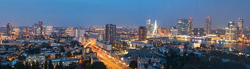 Panorama Rotterdam from Erasmus MC by Ilya Korzelius