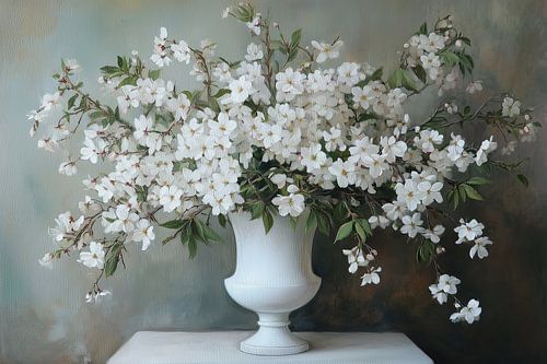 Blanc en fleurs