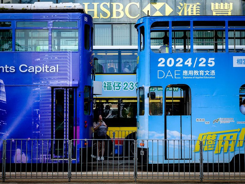 Bus à impériale à Hong Kong par Eddy Westdijk