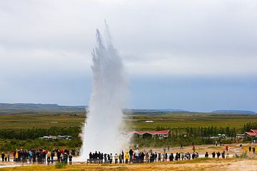 Strokkur geyser, IJsland van Henk Meijer Photography
