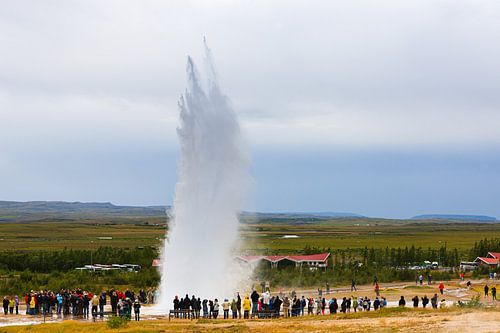 Strokkur geyser, IJsland