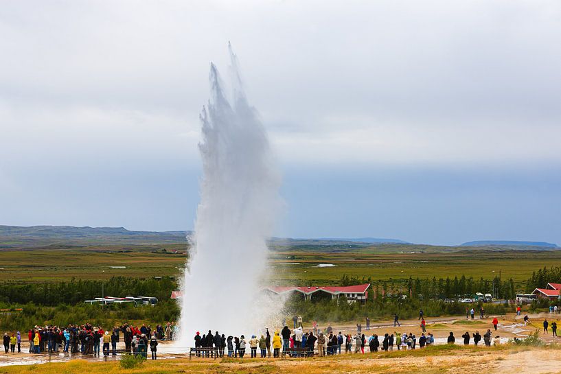 Strokkur-Geysir, Island von Henk Meijer Photography