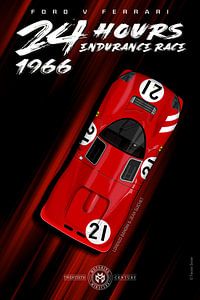 24 Hours Endurance Race 1966, Bandini + Guichet