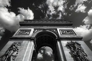 Arc de Triomphe als Monochromes Meisterwerk