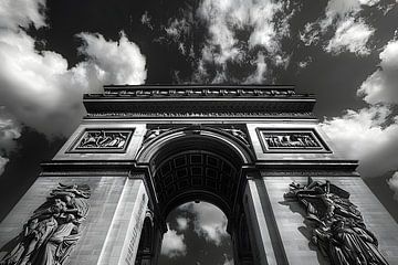 Arc de Triomphe als monochroom meesterwerk van Skyfall