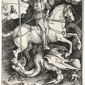 Sint Joris en de draak, Albrecht Dürer van De Canon