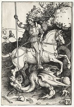 Saint George and the dragon, Albrecht Dürer by De Canon