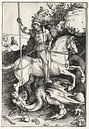 Der heilige Georg und der Drache, Albrecht Dürer von De Canon Miniaturansicht