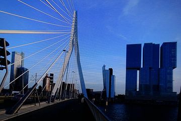 Rotterdam vanop de brug van David Van der Cruyssen