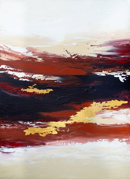 Coucher de soleil abstrait 3 par Alyson Storms