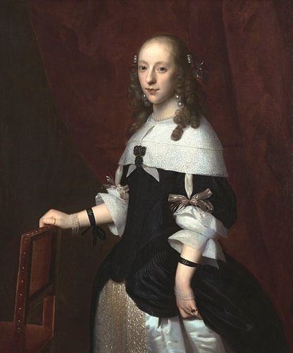 Portret van een vrouw, Isaack Luttichuys