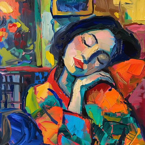 Tranquillité rêveuse dans une harmonie colorée