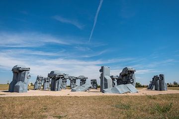 Carhenge, Nebraska van Richard van der Woude