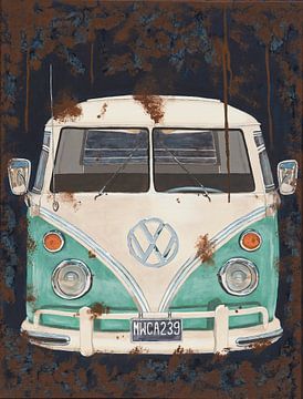 VW bus rust effect by W. Vos