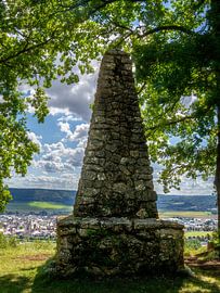 Kasteel Wodansburg op een heuvel boven Beilngries