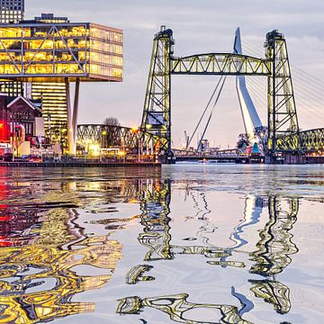 Water reflection De Hef Rotterdam