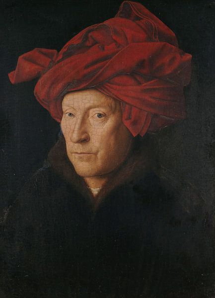 Jan Van Eyck - Porträt eines Mannes von 1000 Schilderijen