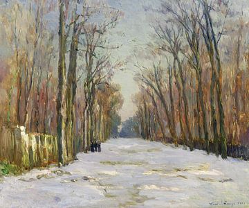 Albert-Charles Lebourg,Scène d'hiver, 1891