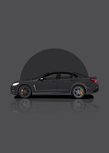 Art Car chevrolet ss black
