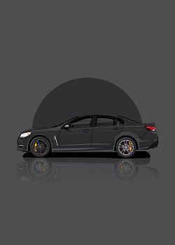 Art Car chevrolet ss schwarz