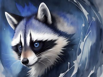 The raccoon - the cute forest animal II