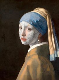 „Das Mädchen mit dem Perlenohrring“ von Vermeer, „Gebrochener Marmor“ von OEVER.ART