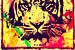 Tiger - Splash Pop Art PUR - 3 Colours - Part 1 van Felix von Altersheim