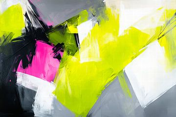 Abstract colour composition - Dynamic by Poster Art Shop
