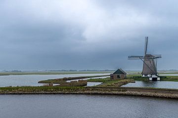 Molen het Noorden in Oosterend - Texel. van Norbert Versteeg