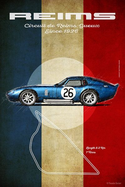 Daytona Coupe Reims Vintage von Theodor Decker