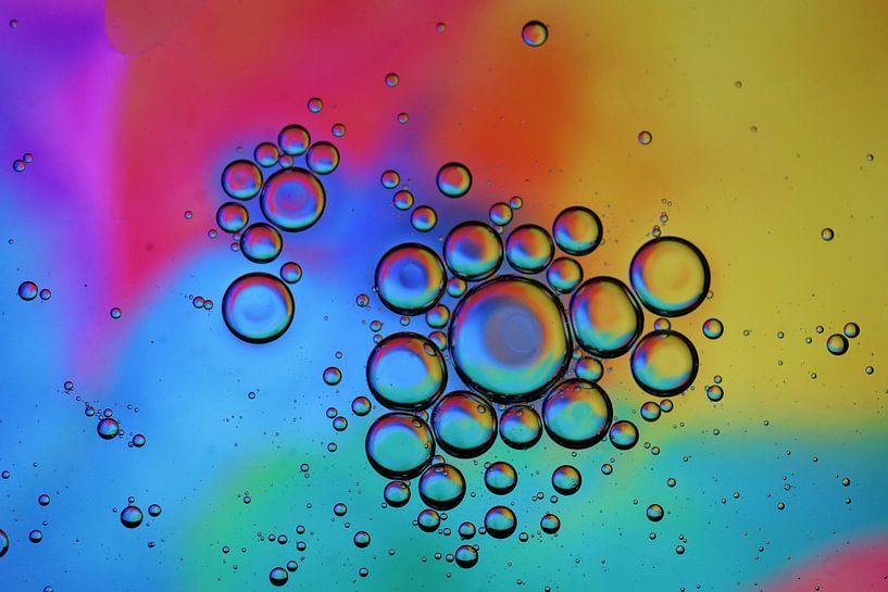 Bunte Seifenblasen von Evelien Droogh