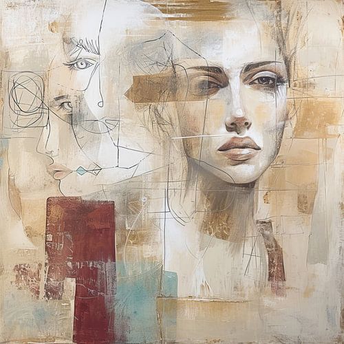 Modernes Porträt | Geometrisches Porträt