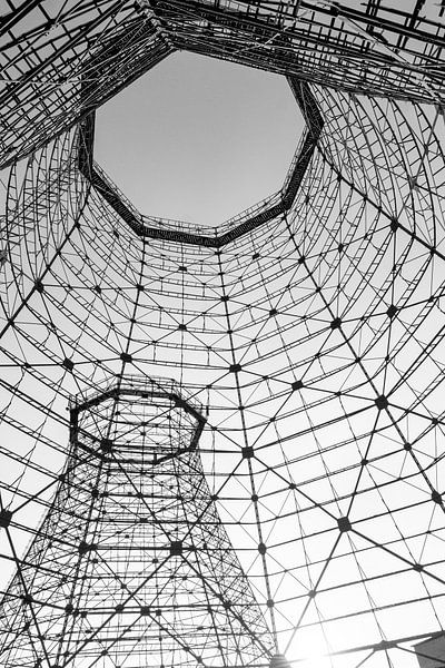 Lattice towers in the ironworks by Flatfield