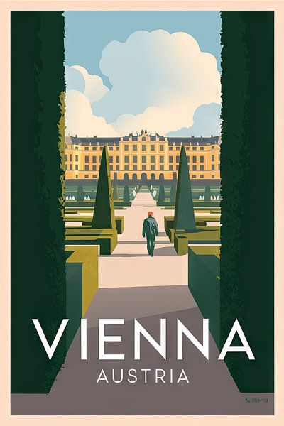 Vienne, Autriche. par Poster Art Shop