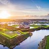 Amsterdam Castle at Sunset (aerial) by Frenk Volt