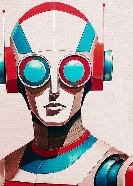 Sixties Humanoid 02 van Fernando Vieira