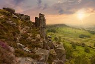 Sonnenuntergang auf dem Peak District Grat von Anam Nàdar Miniaturansicht