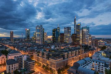 Frankfurtse skyline van Robin Oelschlegel