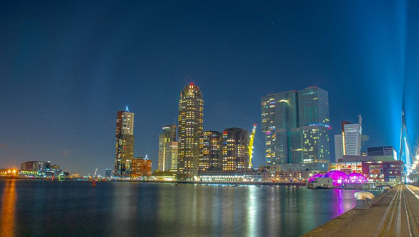 Skyline van Rotterdam  van Freddie de Roeck