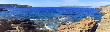 Küstenlinie Ibiza Panorma von Picture Jo