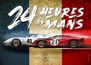 Le Mans Vintage Poster by Theodor Decker thumbnail