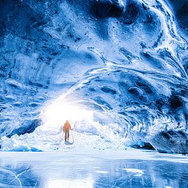 Blue ice cave by Tilo Grellmann