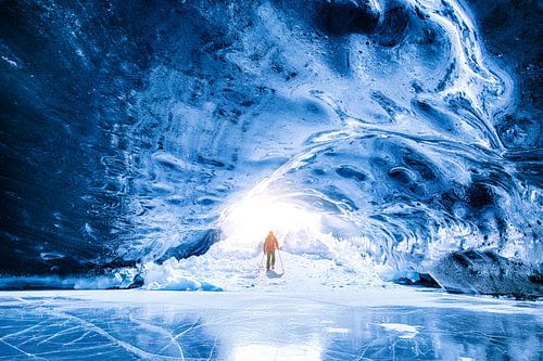 Grotte de glace bleue