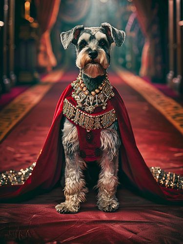 KIng schnauzer hond