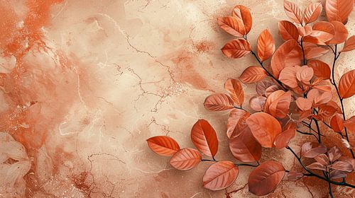 gebloemde herfst achtergrond