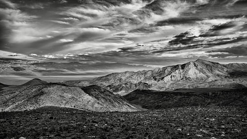 Die Hügel des Death Valley
